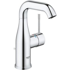 ROBINETTERIE SDB Mitigeur lavabo monocommande GROHE Essence - Bec pivotant - Limiteur de température - Economie d'eau - Chrome