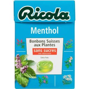 ÉPICES & HERBES LOT DE 5 - RICOLA Bonbons Menthol  Sans Sucres - B