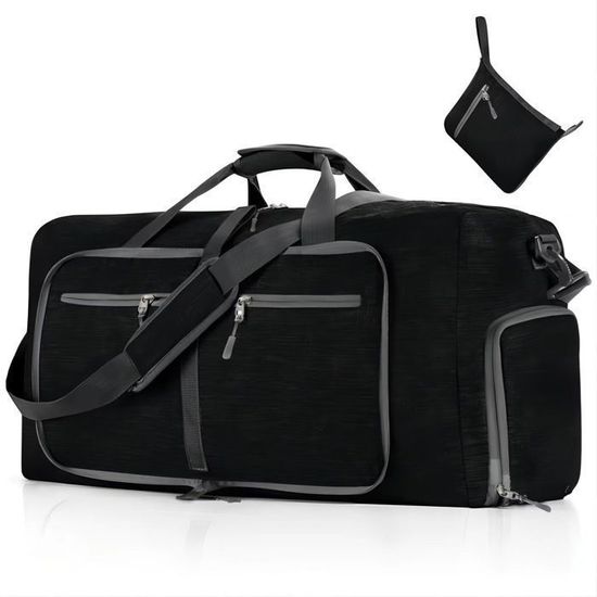 Sac De Voyage Pliable 65L Fmeida - Sac Sport & Weekend Imperméable Avec Compartiment Chaussures - Homme Femme