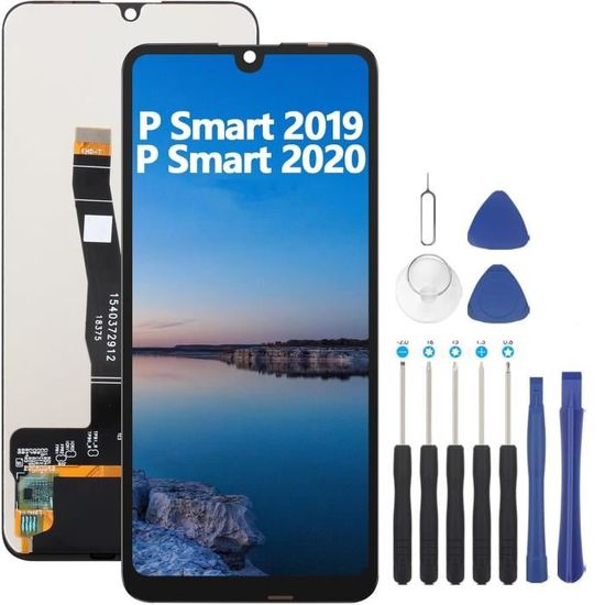 Écran LCD + Vitre Tactile Pour Huawei P Smart 2020 (6.21") | Noir | Remplacement Neuf Visiodirect