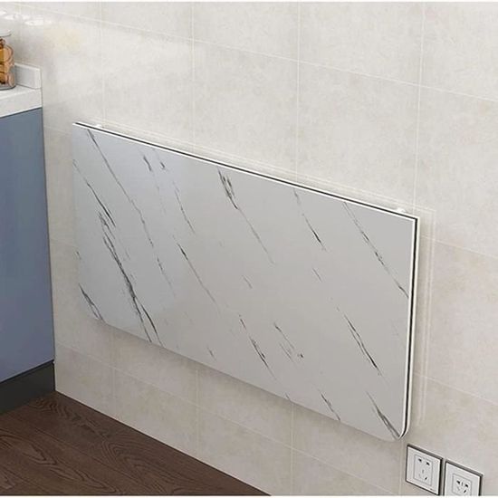 Table pliante murale, bureau d'ordinateur invisible, table de