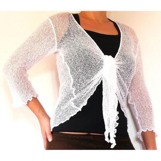 Cardigan Boléro Femme UNibelle - Manches Longues - 7 Coloris