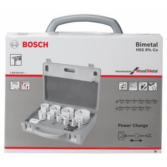 Bosch Jeu de scie cloche 14PC SET (3165140704700)