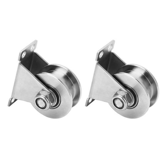 Lot De 12 Poulies Simples M15 En Acier Inoxydable 304 - Pivotantes 360° - Idéal Levage, Remorquage, Jardin, Bateau