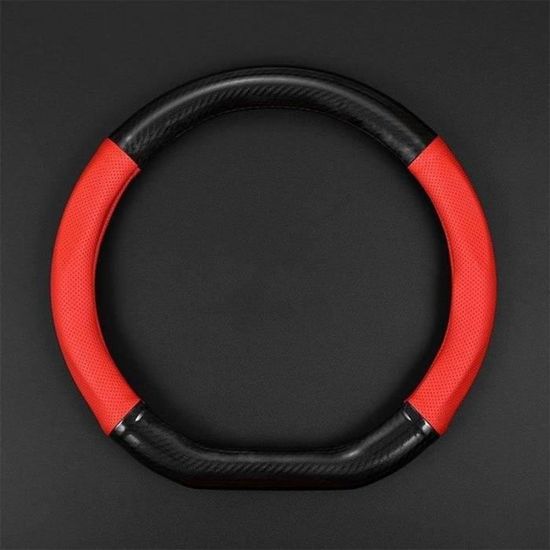 LAMPA Couvre-Volant Élastique Ultra Fin Nero-Rosso 37-39 Cm - Confort Et Style