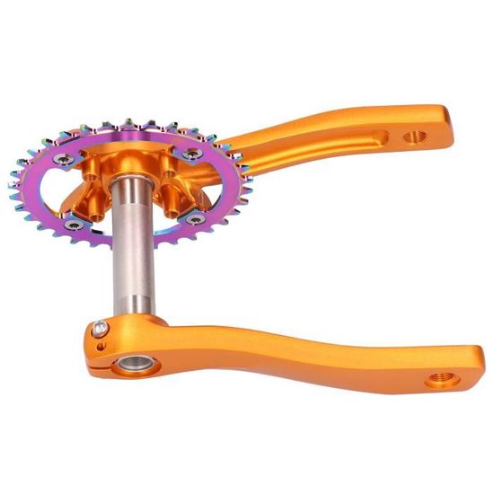 Réparation Pédalier 2 Manivelles De Vélo En Alliage Aluminium 170mm - Pour VTT Et Vélo De Course Vélo Course VTT