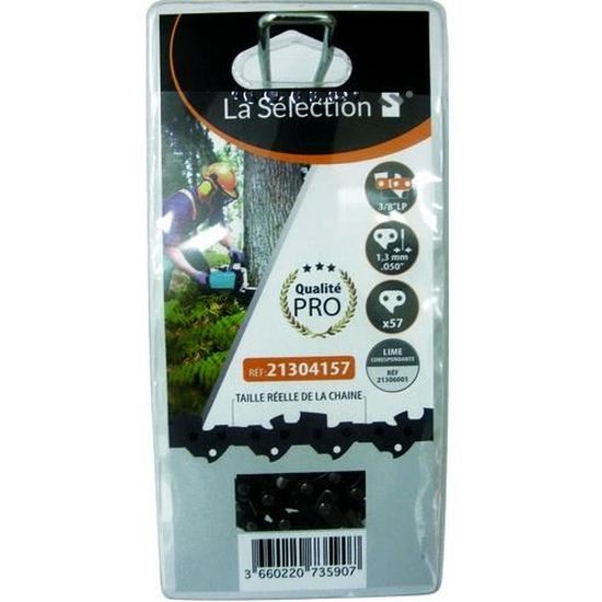 Chaîne De Tronçonneuse Ozaki 3/8 LP E53 - 35cm - Semi-carré