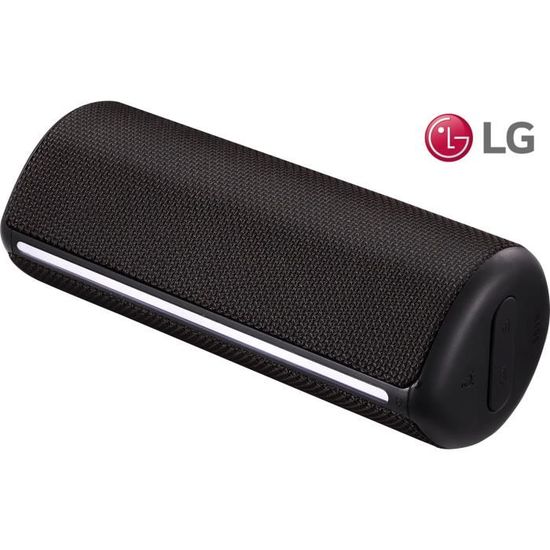 LG PH4 Enceinte Bluetooth avec éclairage LED - Splashproof - Noir