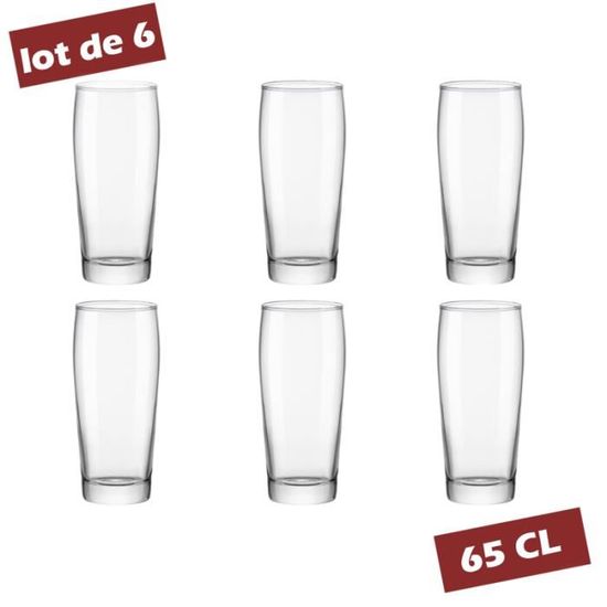 OEMG Verre à bières en forme de trophée de football, verre à bières