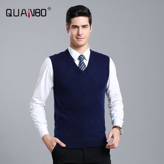 Cardigan Homme Décontracté à Motifs Tresses - Tricot Avec Boutons, Col En V, Manches Longues, Style Grunge Et Streetwear - 4