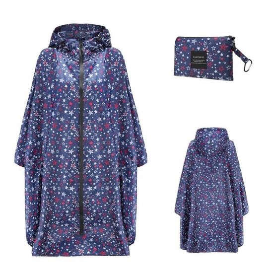 Poncho 3 En 1 Vastsea - Imperméable, Léger Et Respirant Pour Randonnée Et Camping