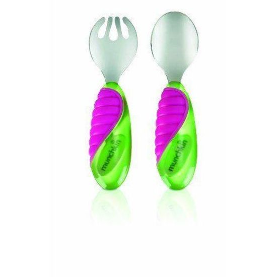 Munchkin Mighty Grip Fourchette Et Cuillere Achat Vente Couverts Bebe Cdiscount