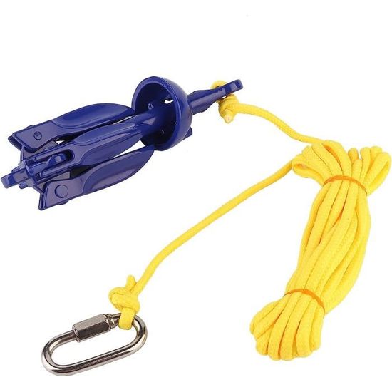 Lot De 6 Crochets D'amarrage Pour Kayak, Bateau, Voilier - Avec Boucle De Fixation, Matériau Nylon Robuste - 6