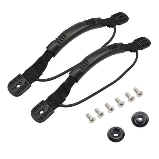 Lot De 2 Poignées De Transport Pour Kayak Et Canoë - Poignées Noires Confortables Et Solides