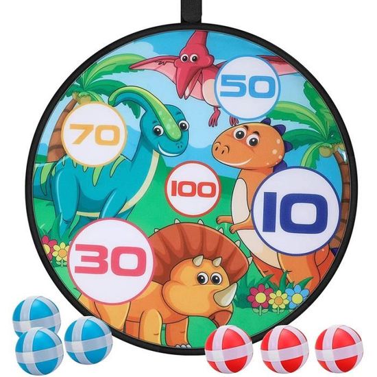 ZUNOXAZ 24 pièces Balles Collantes Amusantes pour Jeux de Fléchettes