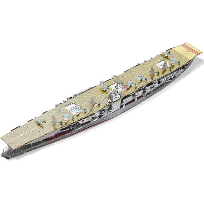 Puzzle 3D Maquette Avion De Ligne – 34 Pièces En Carton, 28,2 X 26,6 X 13,7 Cm – Sans Colle Ni Ciseaux