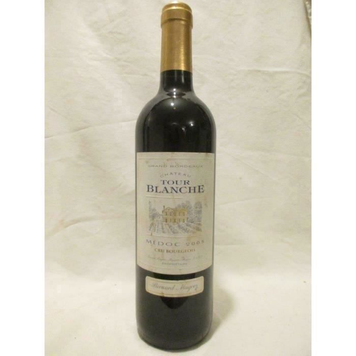 médoc château tour blanche cru bourgeois rouge 2005 - bordeaux france