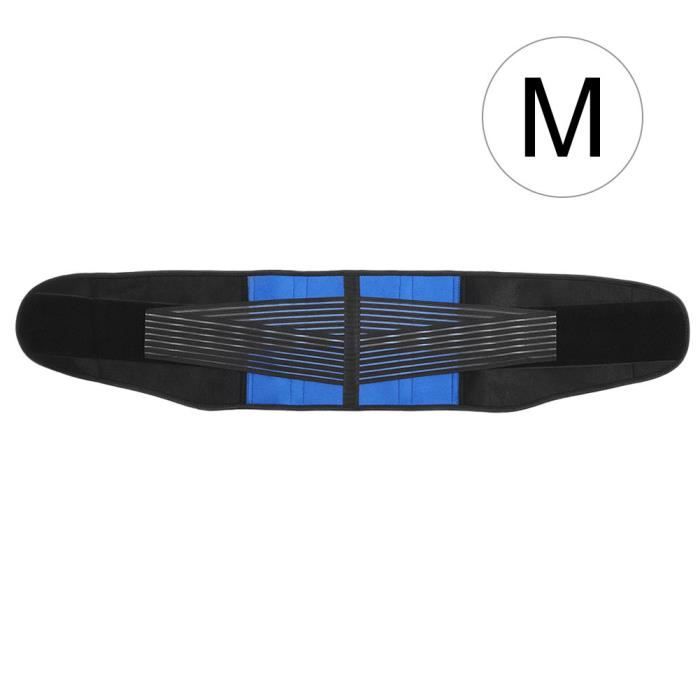 Fdit Ceinture de soutien lombaire Ceinture de soutien de la colonne lombaire réglable Soulagement de la douleur de fatigue Ceinture