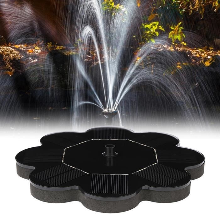 ARAMOX décoration de jardin 8V 1.5W fontaine solaire petit étang jardin paysage fontaine flottante décoration extérieure