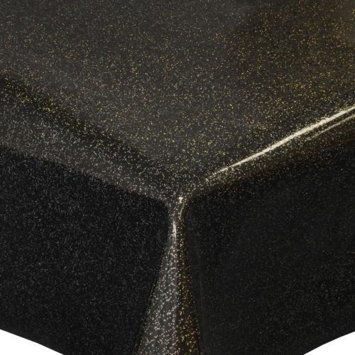 PROTÈGE TABLE SOUS NAPPE NOIR PAILLETTE AU METRE