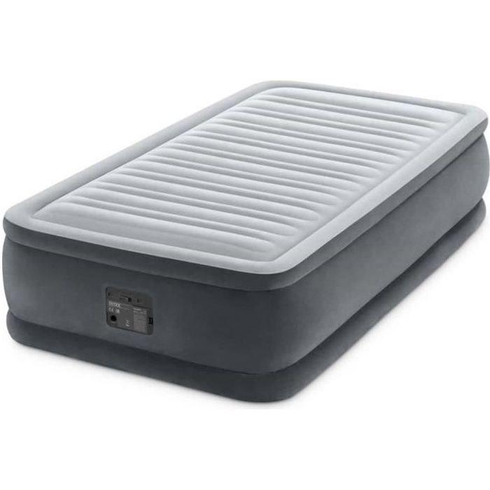 Intex Lit gonflable Dura-Beam Deluxe Comfort Plush Double 99x191x46 cm