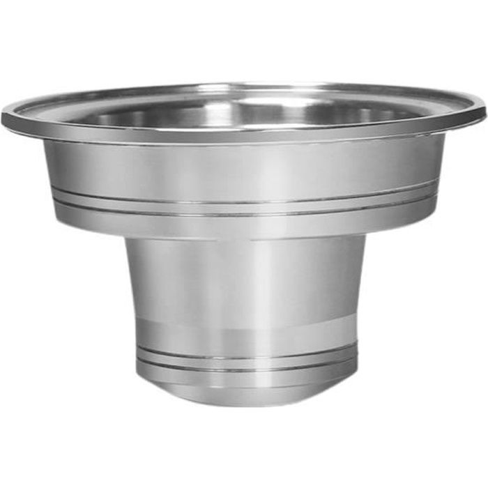 Adaptateur pour capsule de café réutilisable Nespresso Vertuoline pour filtre Nespresso, argent