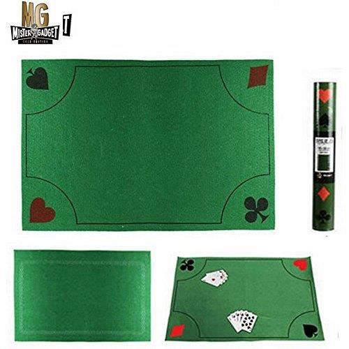 Tapis de Jeu de Cartes 40cm x 60cm Luxe Antidérapant - Belote Poker Jouer - 767