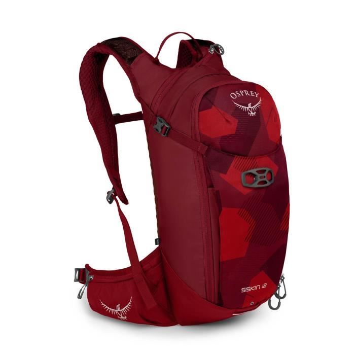 Osprey Siskin 12 Molten Red [131127] - sac à dos sac a dos