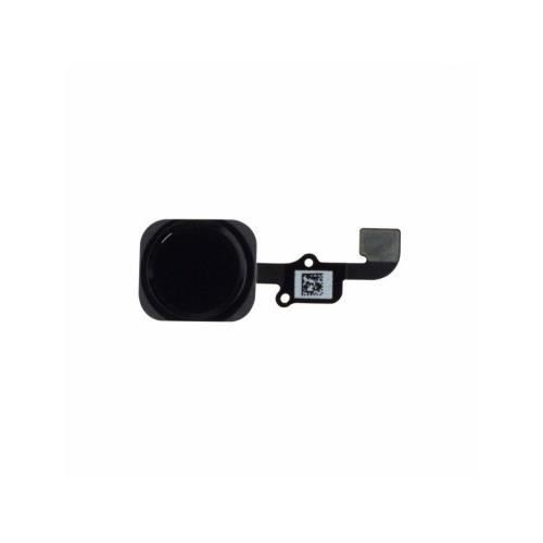 Nappe Bouton Home iPhone 6 Plus. Noir.