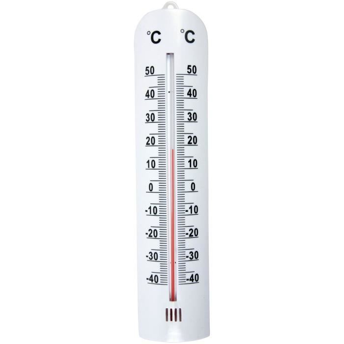 SPEAR & JACKSON Thermomètre plastique 28 cm - Blanc
