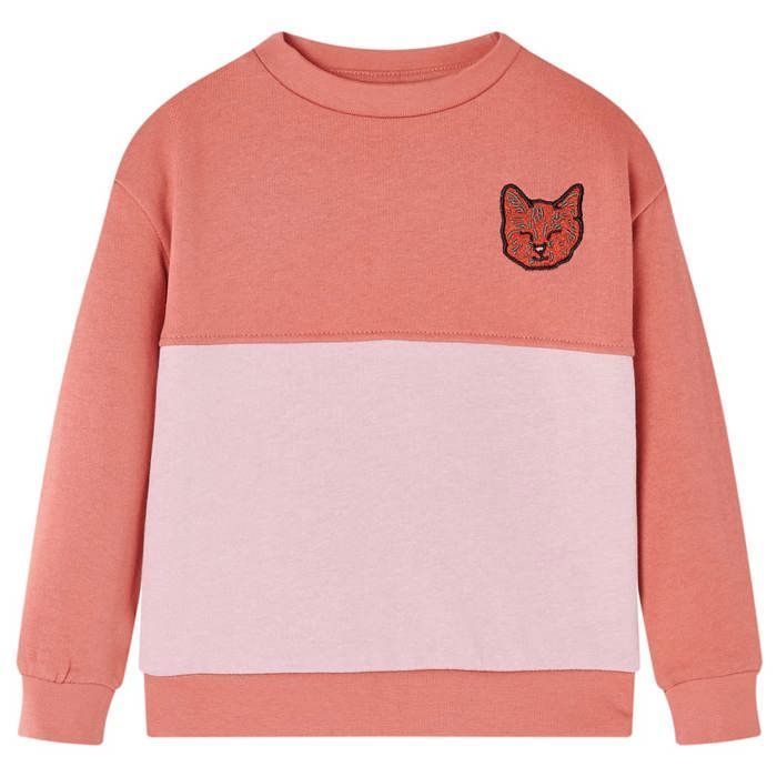 Sweat-shirt enfants bloc de couleurs rose 92/104/116/128/140 Sweat-shirt enfants bloc de couleurs rose 92/104/116/128/140
