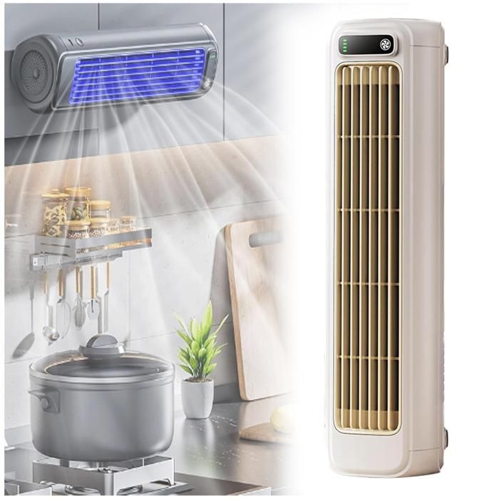 Climatiseur portable ventilateur tour de bureau silencieux 3 vitesses pour cuisine et chambre à coucher Beige charging model - Unbranded