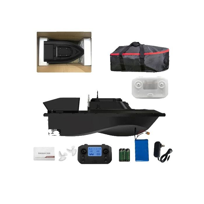 Bateau Appât De Pêche Télécommandé GPS - Batterie 12000mAh, 500m De Portée