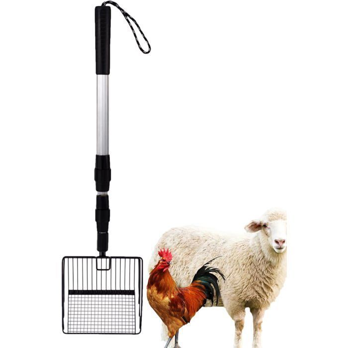 Comparer les prix de Accessoires Pour PoulaillerPelle À Fientes De Poules Réglable Pour Nettoyage Outils De Nettoyage Pour Multicolore POULAILLER