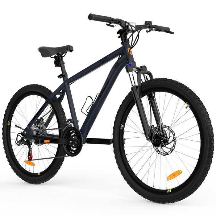 RCB GK2 VTT 26 aluminium 21 vitesses freins à disque suspension avant – Vélo tout terrain Noir