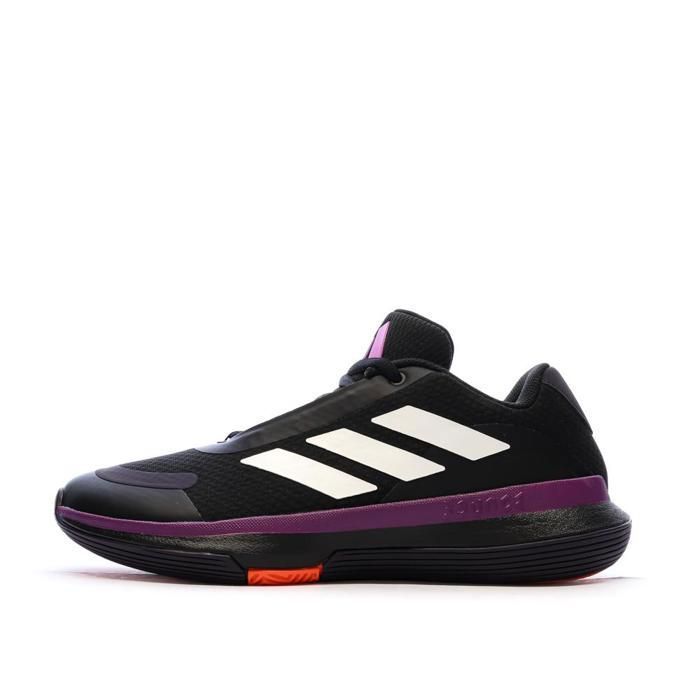 Adidas Baskets Noires/Violettes Homme Adidas Bounce