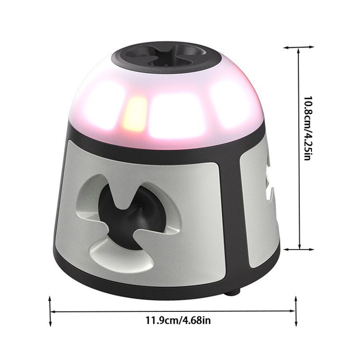 Répulsif 2027 à ultrasons + LED flash 360° 1500m² anti-rongeurs étanche IP44 compact silencieux prise/solaire