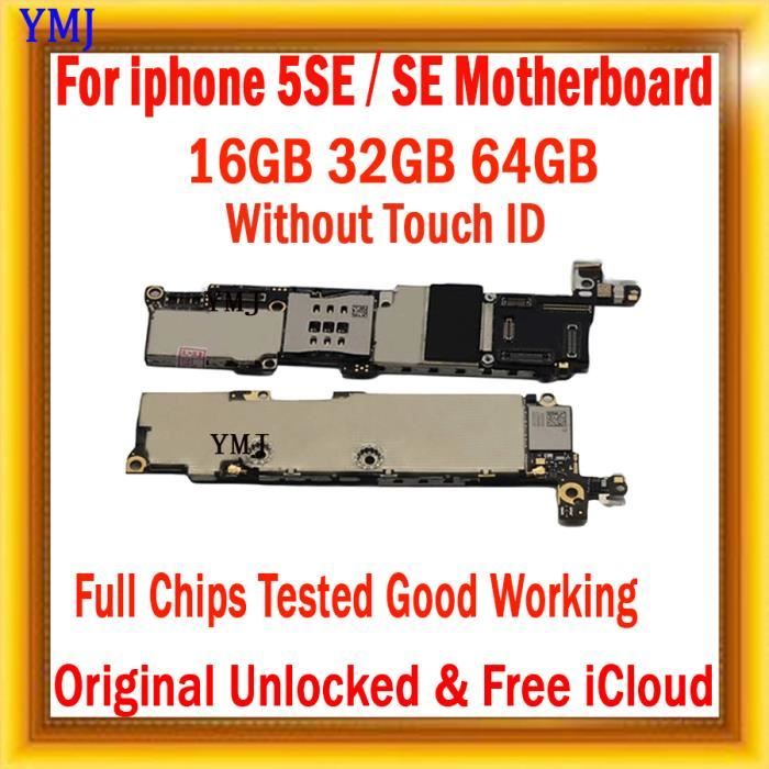 ID tactile blanc de 128 Go-Carte mère pour iPhone 6 Plus avec ou sans
