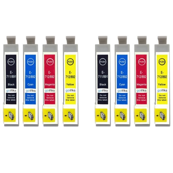 Lot De 4 Cartouches Toner Compatibles Pour Brother DCP 9010CN - Noir, Cyan, Jaune
