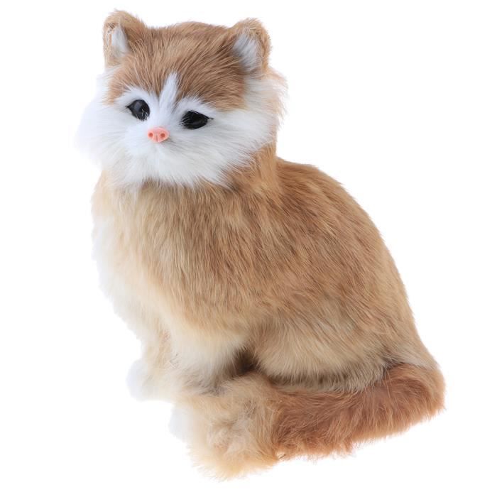 Simulation Fausse Fourrure Modele Animal Figurines Decor A La Maison Chat Marron Clair Achat Vente Peluche Pour Animal 1 Modele Animal En Fausse Cdiscount Simulation Fausse Fourrure Modele Animal Figurines Decor A La Maison Chat Marron Clair Achat Vente Peluche Pour Animal 1 Modele Animal En Fausse Cdiscount