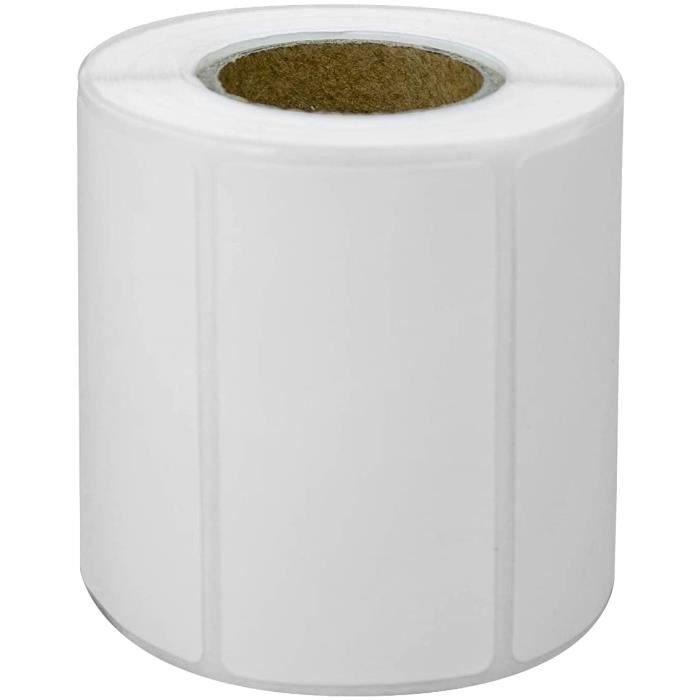 Étiquettes Thermiques Adhésives - Rouleau De 620 étiquettes 58x74 Mm, Noyau 40 Mm - Pour Imprimante Thermique (Zebra, Datamax) - Résistantes Huile/graisse