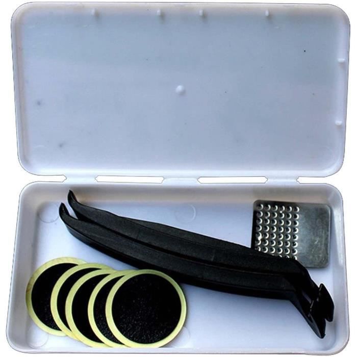 Kit De Réparation Vélo 48 Pièces - Rustines Rondes 25mm Pour Chambres à Air - Réparation Rapide