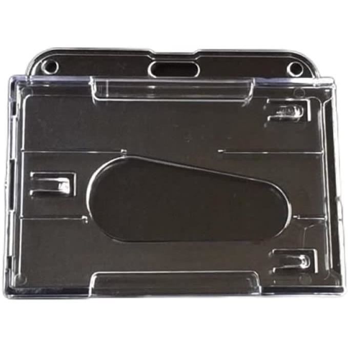 IOKUKI Lot De 4 Boîtes De Rangement Transparentes Pour Cartes – 9,1x6,6x2,5 Cm – Pour Cartes PTCG, Bancaires, Jeux