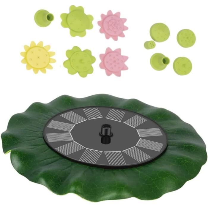 Fontaine Solaire Pour Oiseaux Jardin - Fontaine Extérieur à Eau Avec Panneau Solaire