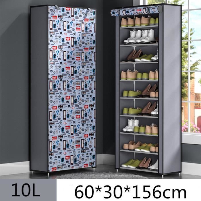 Meuble à chaussuresGrand Meuble à Chaussures d'Angle T1,Simple,Double