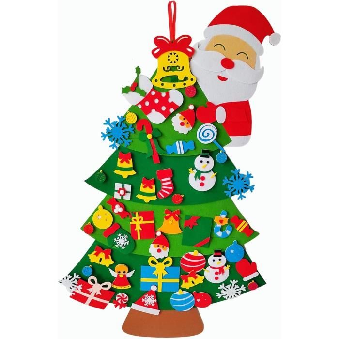 Sapin De Noël En Feutre, 110 Cm De Haut, À Monter SoiMême, Avec 45