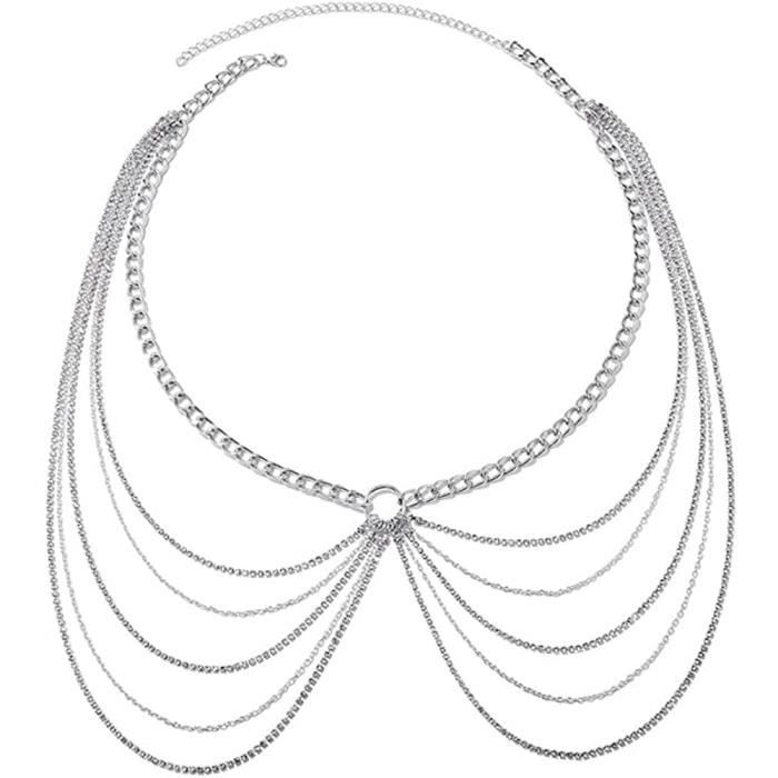 FloralGrace Chaînes Corporelles Pour Femmes, Chaîne De Taille