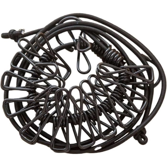 Lot De 5 Cordons Anti-vent Pour Chapeau – Réglables, Clips Solides – Couleurs Variées (noir, Rose, Marron, Blanc Cassé, Bleu Marine) – Avec Boîte De Rangement – Pour Course, Vélo, Rando