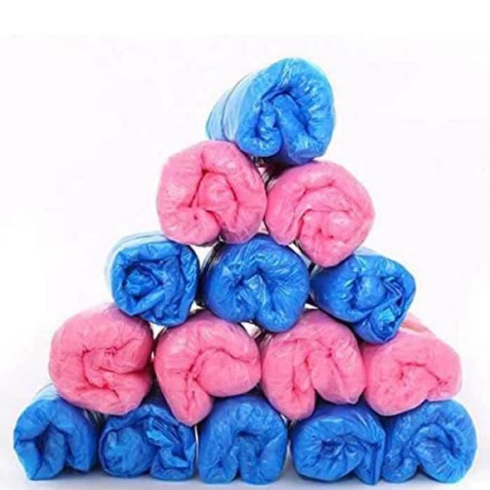 400 Cache-Chaussures Jetables - Protection Planchers Et Tapis - Antidérapants - Taille Unique - Lot De 200 Paires
