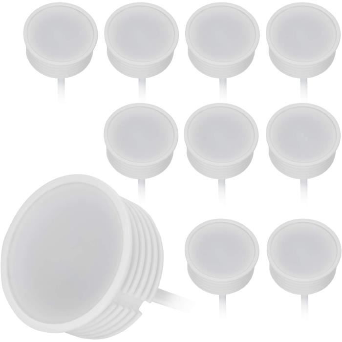 HCFEI Faretto LED Da Incasso Ultra Piatto 5W Dimmerabile: 10 Pezzi, Bianco Neutro, Orientabile!
